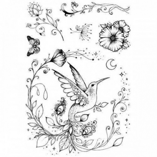 Clearstamps Creative Expressions - Tropical bird