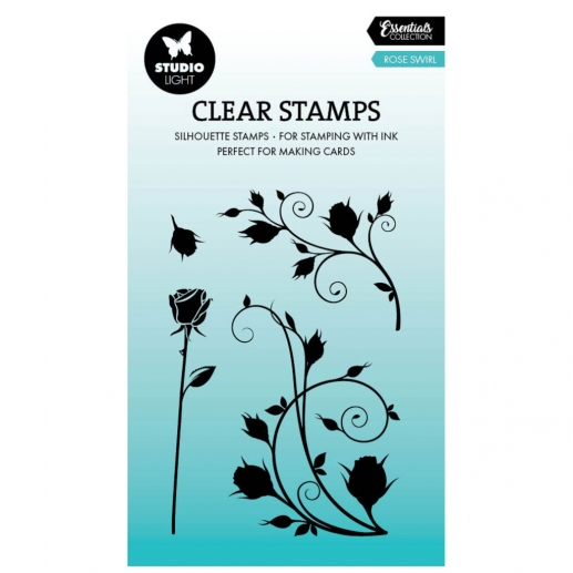 Clearstamp Studio Light - Rose Swirl