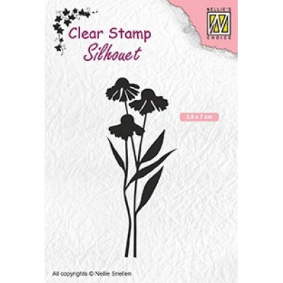 Clear Stamps Nellie Snellen Daisies Clearstamps Silkonstämpel