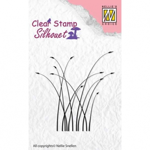Clearstamps Nellie Snellen - Silhouett Blooming Grass