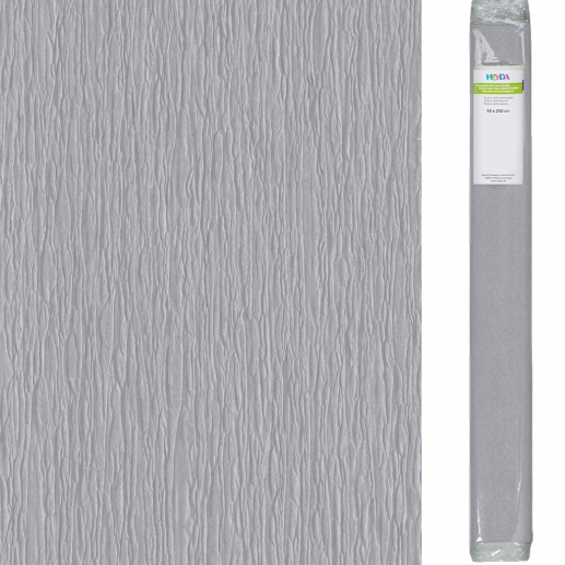 Kräppapper 50 x 250 cm - Grey - 60% Stretch