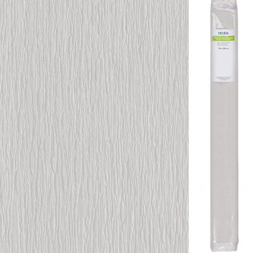 Kräppapper 50 x 250 cm - Grey - 60% Stretch