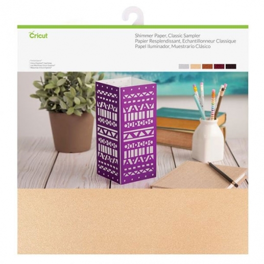 Cricut Shimmer Paper - Classics - 10 ark - 12x12 Tum