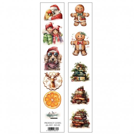 Cut out Strip - Christmas - Alchemy of Art