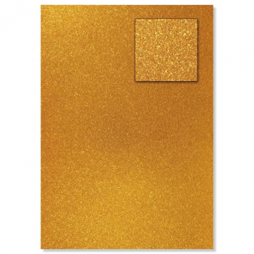 Glitter Papper A4 Guld 200 g 10 st Glitterpapper