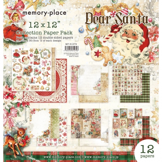 Paper Pad Julpapper Memory Place Dear Santa