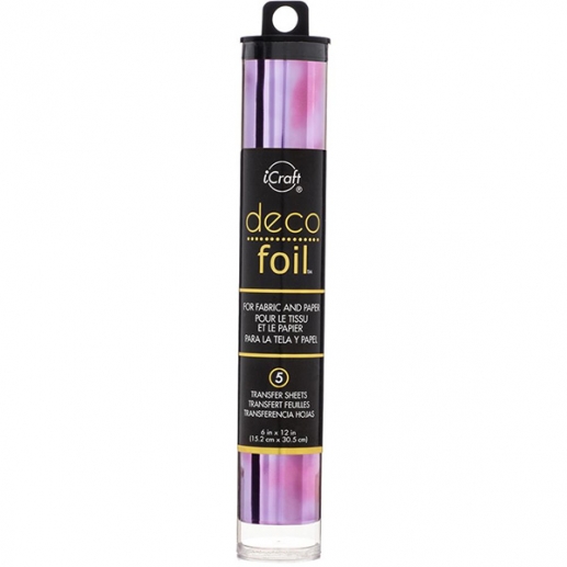 Deco Foil Transfer Sheets - Amethyst Watercolor