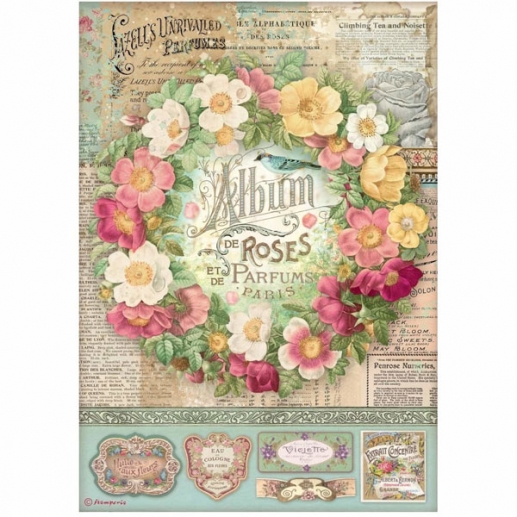 Decoupage Papper Stamperia - Rose Parfum - Album de Roses
