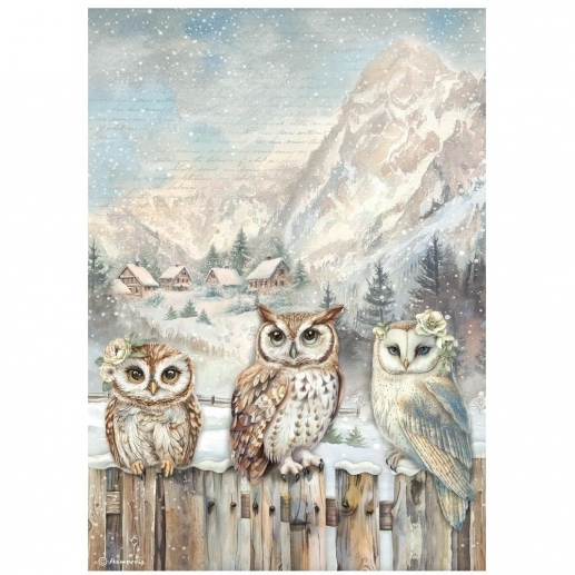 Decoupage Papper Stamperia - The Owl's House 3