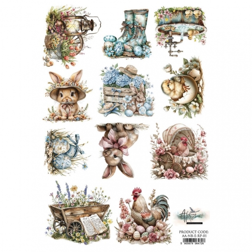 Decoupage Papper Alchemy of Art - Natural Beauty