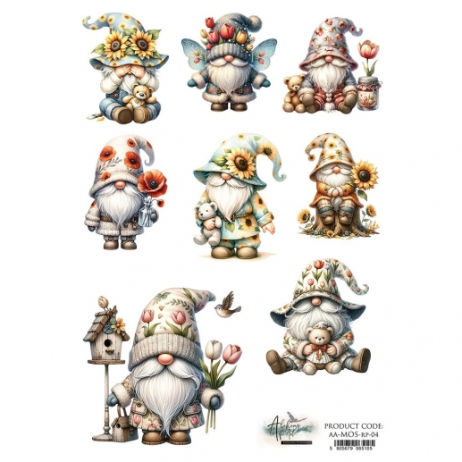 Decoupage Papper Alchemy of Art - Gnome