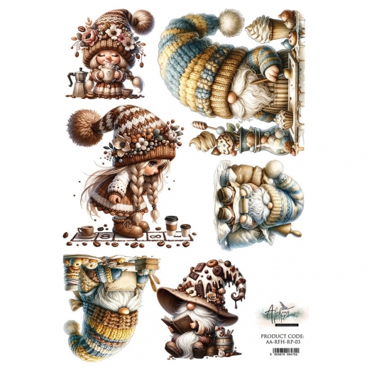 Decoupage Papper Alchemy of Art - Kitchen Helper