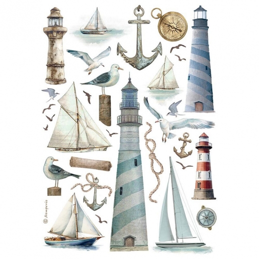 Decoupage Papper Stamperia - Lighthouse