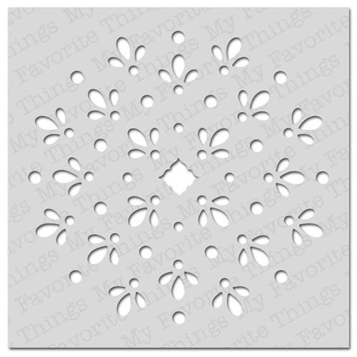 Schablon 6x6 Delicate Doily My Favorite Thing Stencil