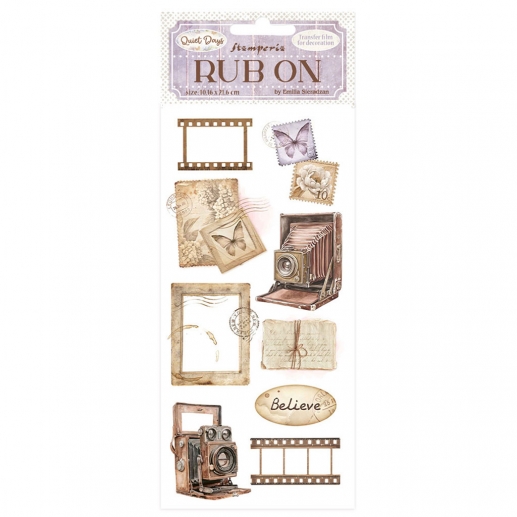 Rub Ons Stickers Quiet Days Stamperia Scrapbooking