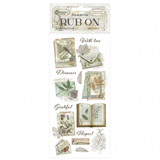 Rub Ons Herbarium Silvae Stamperia