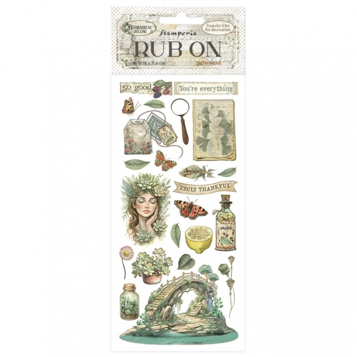 Rub Ons Herbarium Silvae Stamperia