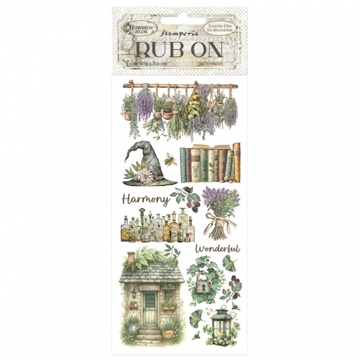 Rub Ons Herbarium Silvae Stamperia