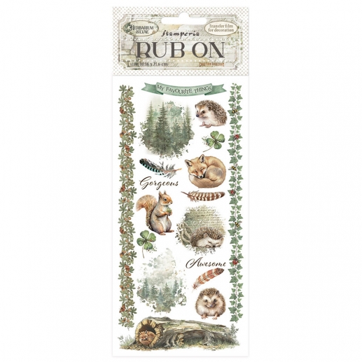 Rub Ons Herbarium Silvae Stamperia
