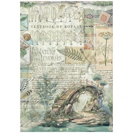 Decoupage Papper Stamperia - Herbarium Silvae