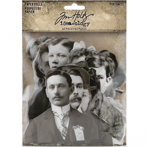 Die Cuts - Vintage Paper Dolls Portraits - Tim Holtz