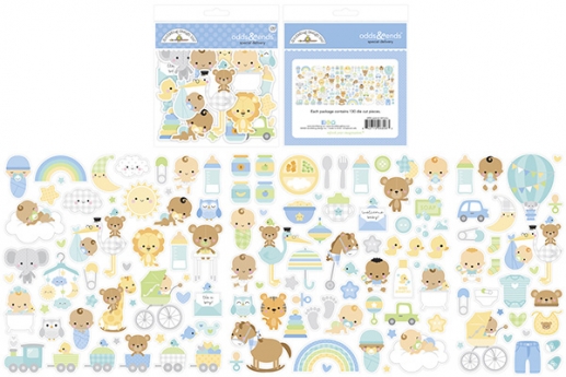 Die Cuts Doodlebug - Special Delivery - Odds & Ends - 129 st