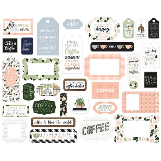 Die Cuts Echo Park - Coffee and Friends - Frames & Tags