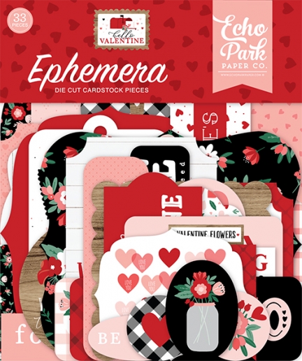 Die Cuts Echo Park - Hello Valentine - Ephemera