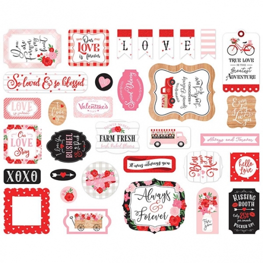 Die Cuts Stickers Echo Park - Cupid & Co. - Icons