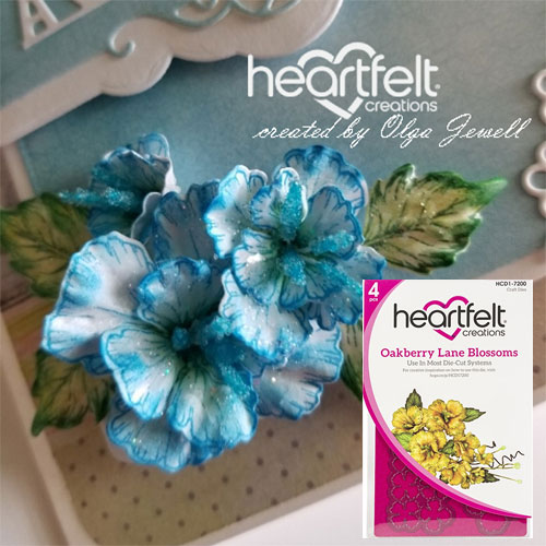 Heartfelt Creations Cut & Emboss Dies - Oakberry Lane Blossoms