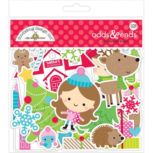 Die cuts Doodlebug - Christmas Town - Odds and Ends