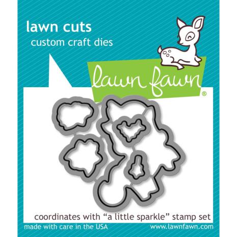 Die Lawn Fawn A Little Sparkle Stämplar till scrapbooking, pyssel och hobby