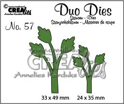 Dies Crealies Leaves 11 till scrapbooking, pyssel och hobby