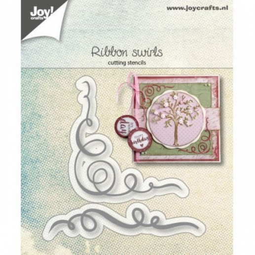 Dies JoyCrafts Ribbon Swirls till scrapbooking, pyssel och hobby