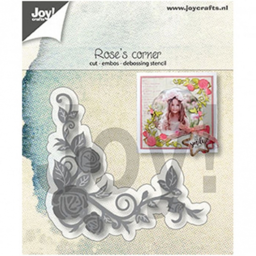 Dies JoyCrafts Roses Corner Rose´s till scrapbooking, pyssel och hobby