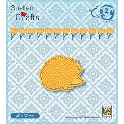 Dies Nellie Snellen Hedgehog till scrapbooking, pyssel och hobby