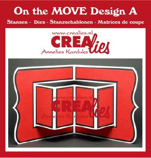 Dies On the MOVE Crealies Design A till scrapbooking, pyssel och hobby
