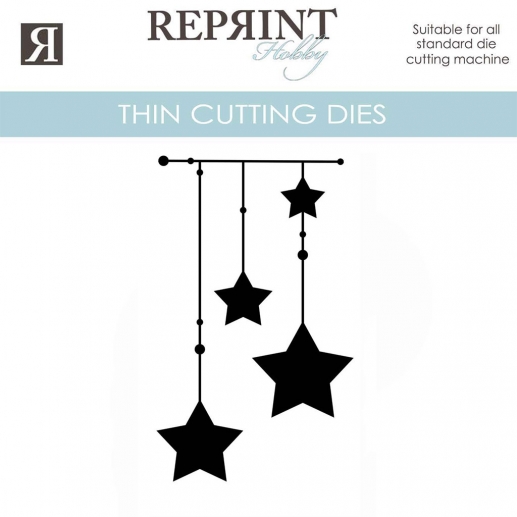 Dies Reprint - Hängande Stjärnor - 44x72 mm