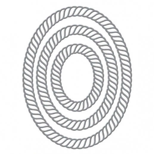 Dies Spellbinders Elegant Twist Ovals Spellbinder