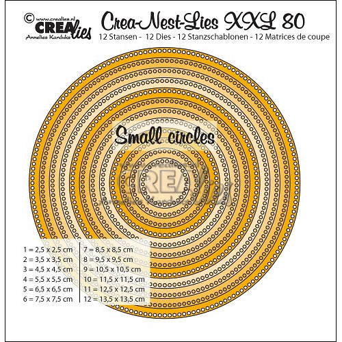 Dies XXL Crealies - Circles with small circles