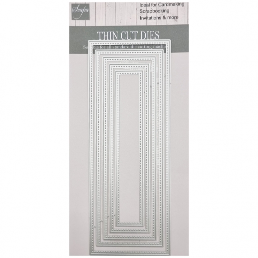 Dies Reprint Slimline 5 st till scrapbooking, pyssel och hobby