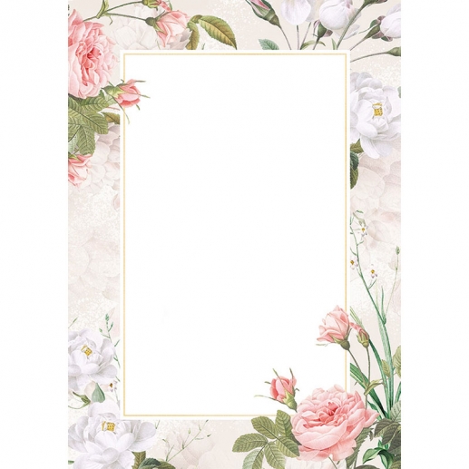 Diplom Certifikat - 20 ark A4 - Bella Rose - 170 g