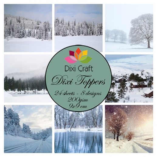 Dixi Crafts Toppers - 9x9cm - Winter Landscapes