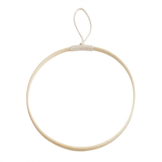 Ring av Trä Med upphängning Dia. 20 cm Julkrans