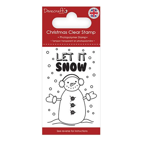 Dovecraft Clear Stamp Snowman Clearstamps Silkonstämpel