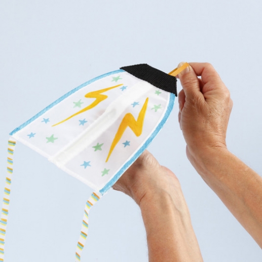 Drake Vit 17x14 cm Flygplan Frisbee till scrapbooking, pyssel och hobby