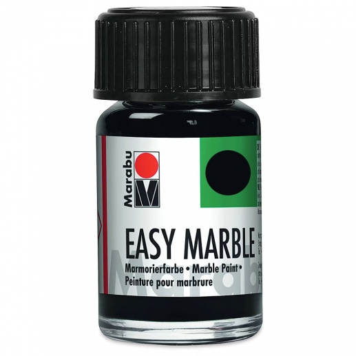 Marmoreringsfärg - Black - Magic Marble Kreul