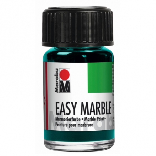 Marmoreringsfärg - Turquoise - Easy Marble - Marabu