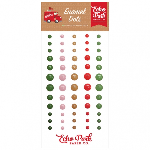 Enamel Dots Halvpärlor Carta Bella - Santa's Christmas Delivery