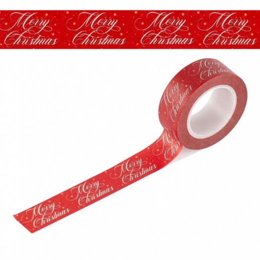 Washitejp Echo Park - Decorative tape - Merry Christmas